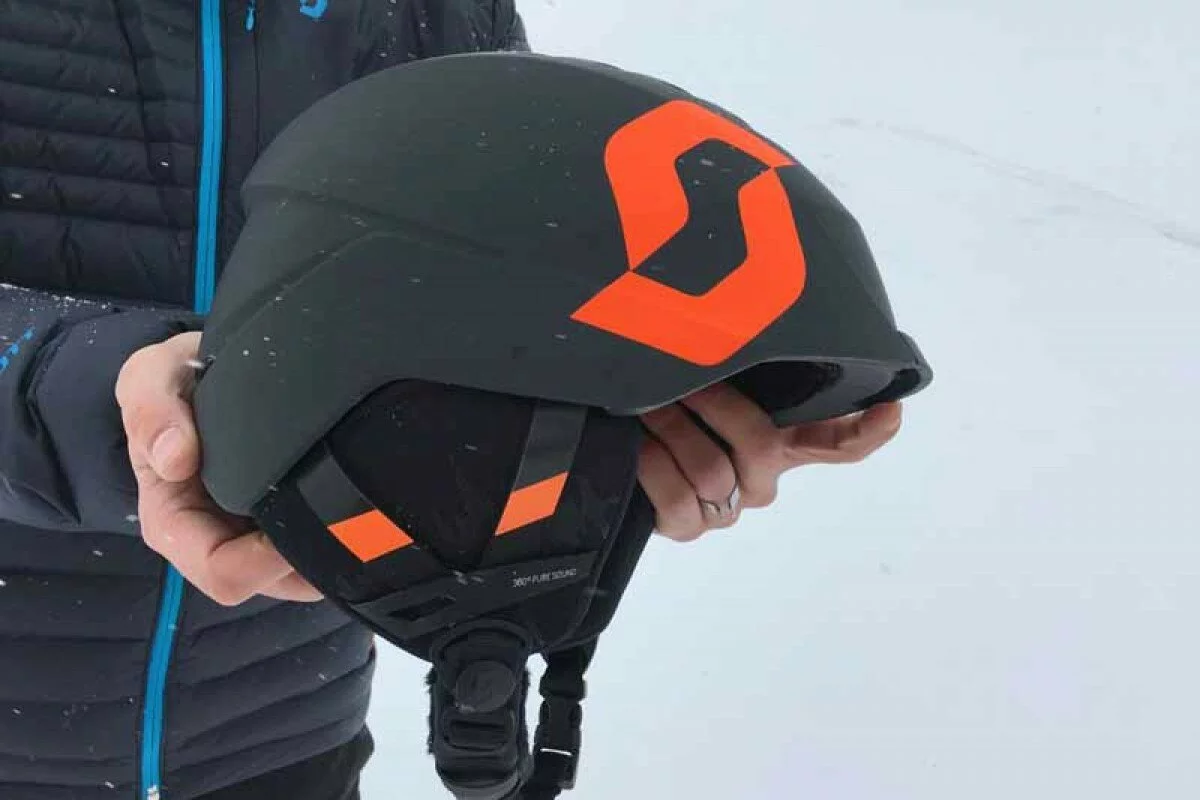 Mit den Ohren Ski fahren: Scott bringt den Helm zum Hören